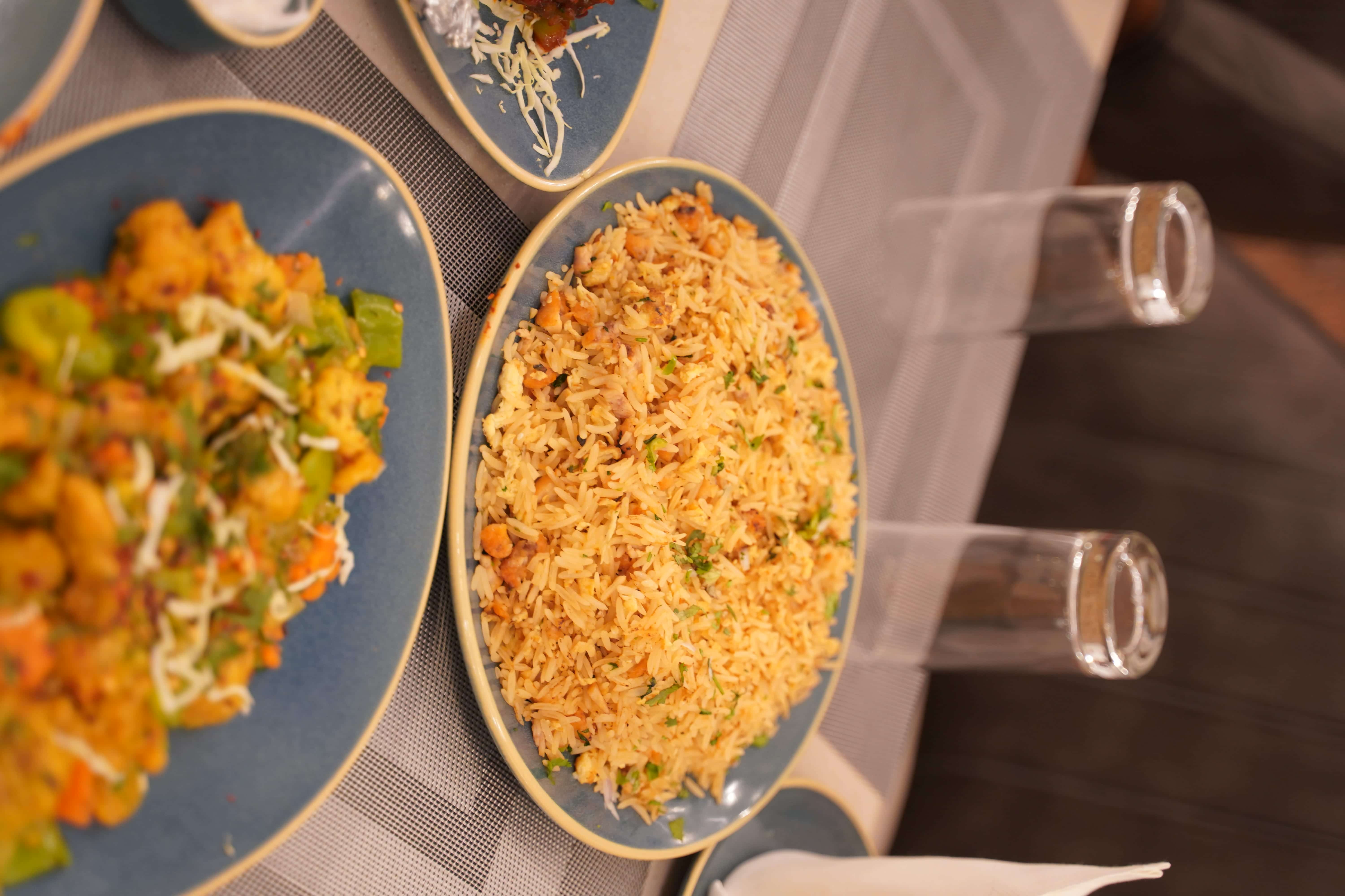 Vegetable Fried Rice - Dining at Hermitage